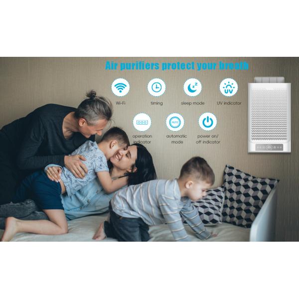 Calidad del aire Purificador de aire para el hogar Humidificador H12 HEPA Personalizado para fumadores en interiores
