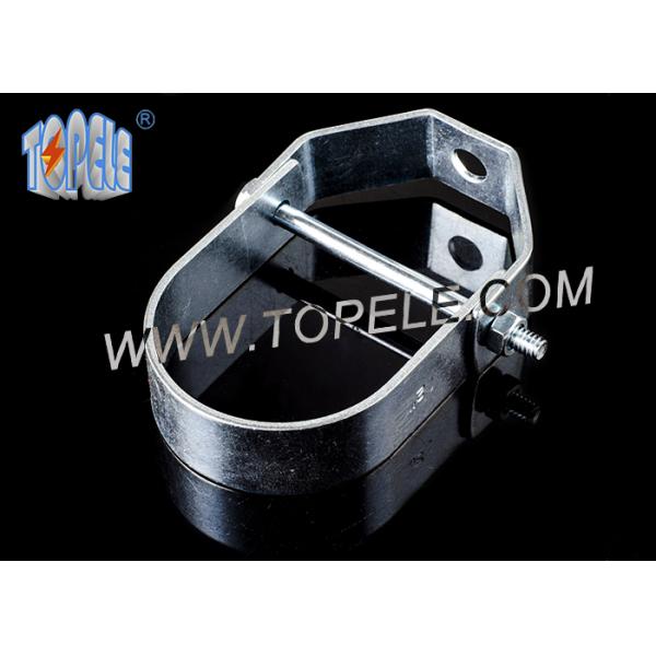 Высокая нагрузка / UL стандартный предварительно оцинкованный стальной клавиша вешалка с болтом и орехами для труб, трубопроводной сцепки
