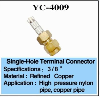 Bocal de pulverizador 3/8 da névoa da água conector terminal de bronze