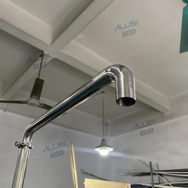 Bomba material vertical de aço inoxidável de transferência do controle pneumático para a pasta ou o líquido