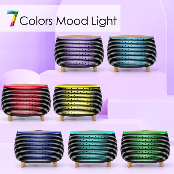 400ml New Arrivals WiFi Smart Tuya APP Remote Control Electric Aroma Home Essential Oil Diffuser with Alexa Voice Control