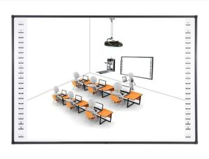 81 82 inch Interactive Whiteboard IWB Finger touch Ceramic Nano surface