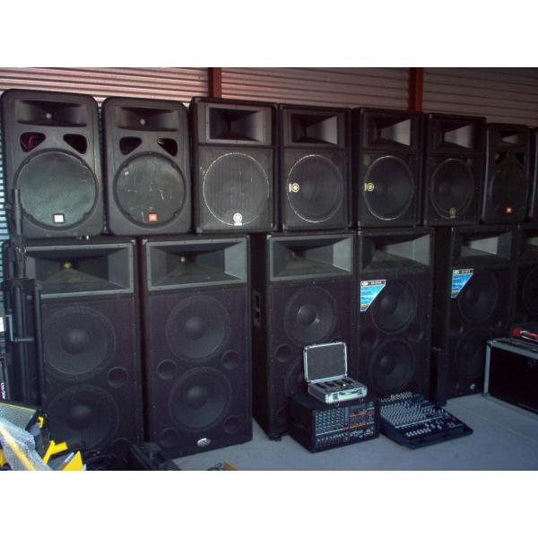 2.0 professional passive stage speaker system with shaking sound