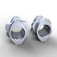 W6Mo5Cr4V2 Extrusor de tornillo doble de bombeo hacia atrás Bloque de flexión para ingeniería plástica
