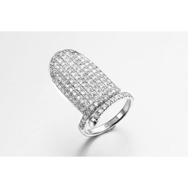 Zirconia колец 2.7g CZ группы стерлинговые серебряные диапазоны Stackable кубического Stackable