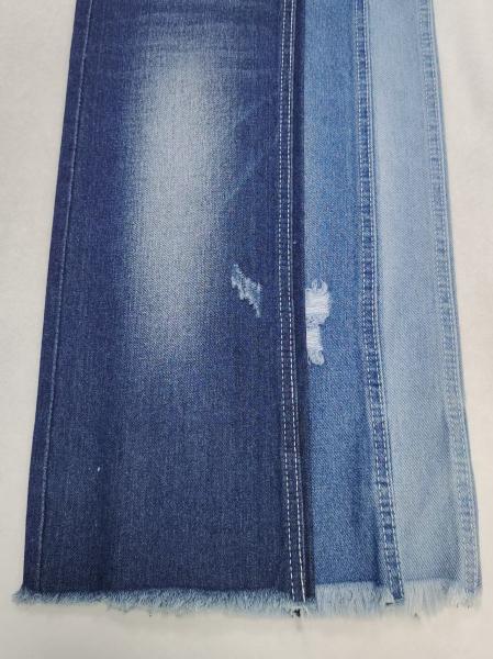 70%Cotton 7%Polyester 23%Rayon DARK INDIGO Denim Fabric JSD3226R for Women Men GIRLS BOYS  jeans clothing
