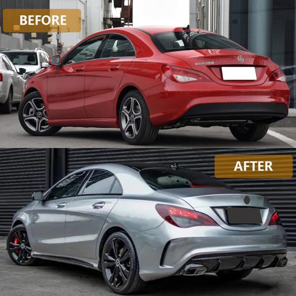 Car Side Skirts for Mercedes Benz CLA W117 Modified to C63 AMG Style 2013-2019 OEM Yes