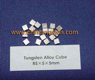 High Density Tungsten Nickel Iron Alloy Cube Yield Strength More Than 650MPa