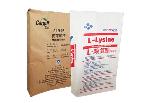 Hot Melt Glue Spout Multi Wall Paper Bags With PE Liner Lamination  Moisture Proof