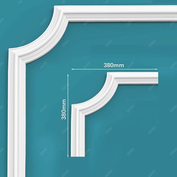 GD-85028 Hot-Sale Polyurethane Foam Flat Fireproof Interior Decorative Ceiling Tiles For Home Office