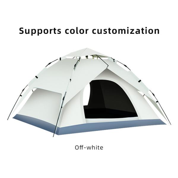 Outside Four Man Tent Automatic Family Camping Tent Double Layer