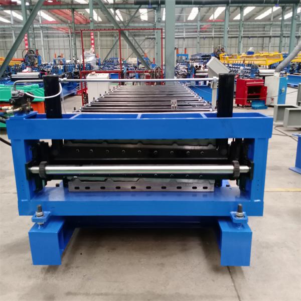 Rolo trapezoidalmente da dupla camada do painel do telhado do metal de alta velocidade que forma a máquina