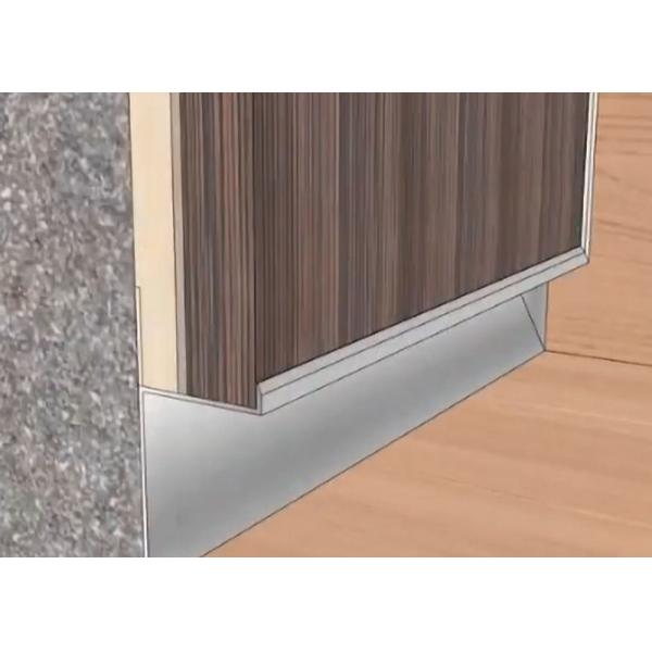 Decoration Aluminum Skirting Board Strips For Aluminium Extrusion Profile