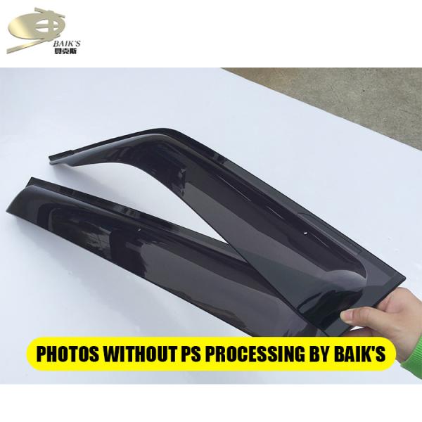 PMMA Auto Vent Shades Dark Auto Window Rain Guards 2007-2020 For Mitsubishi Pajero V97