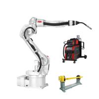 6 robô de soldadura do tipo IRB 1520ID do braço ABB do robô de soldadura da linha central com poder de solda e Positioner de Megmeet