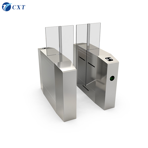 Glass Sliding Turnstile with Relative Humidity up to 95% and Opening Speed 0.8-1 Second for Smooth Access Management