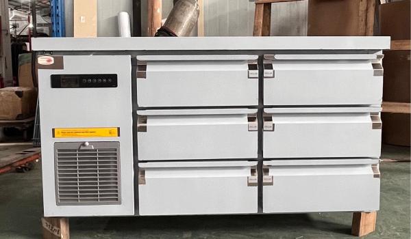 Commercial sous-sol en acier inoxydable 4 tiroirs réfrigérateur