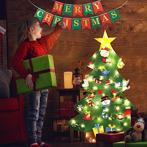 DIY Felt Christmas Hand Crafts Tree Sets Ornament Decoration Multi - Color Choice