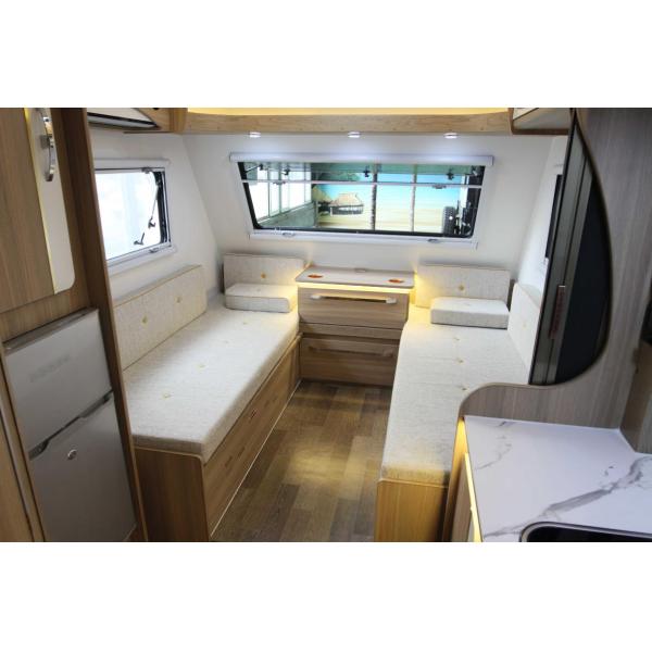 Remorque légère de camping de personne du châssis 4-6 d'Al-knock-out de remorque de voyage de personnes multiples