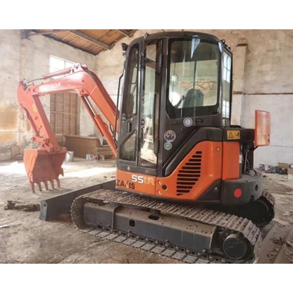 33.1Kw Potência Hitachi ZX55 Excavadora 5,5 toneladas Mini Bagger com 2001-4000 horas de trabalho