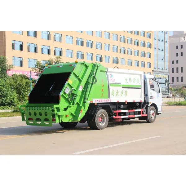 Garbage Collection Equipment 3ton 4mt Dongfeng Refuse Compactor Truck