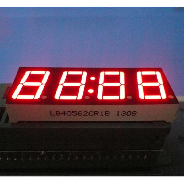 4 Digit 7 Segment LED Display 14.2mm (0.56 inch) Common Anode/Cathode Super Red for Instrument Panel