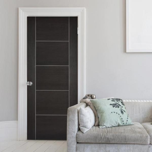 American Style Luxury Solid Wood MDF Interior Doors with Frames in Customized Size