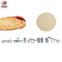 chaîne de production de base de pizza de 13990mm machine électrique de rouleau de pâte à pizza de 9000pcs/H