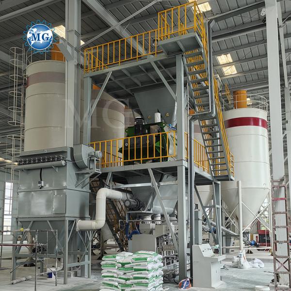 PLC Control Dry Mix Mortar Mixer Machine