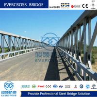 Pont piétonnier métallique personnalisable de type GW D SS pour grande portée