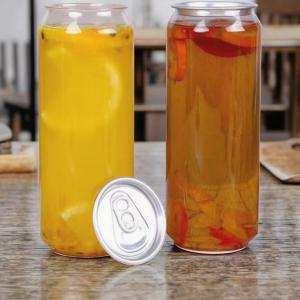 700 ml de bouteilles en PET transparentes avec scellé en aluminium facile à