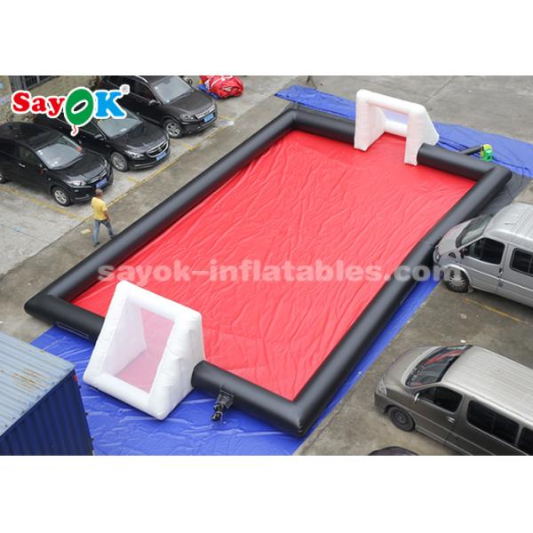 футбольное поле гигантских раздувных игр спорт брезента PVC футбола 15*8m раздувных раздувное