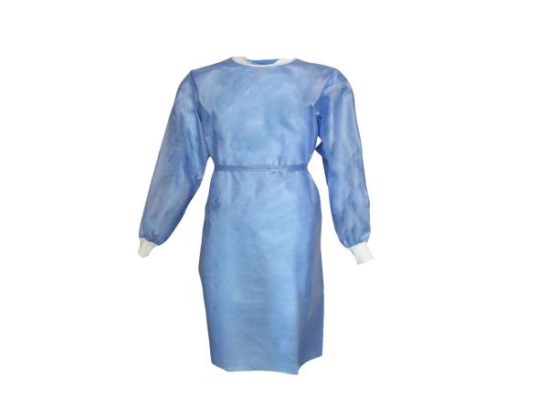 Roupa médica descartável impermeável de AAMI com laço do gancho