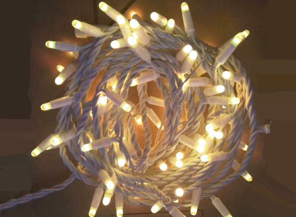 10m 33FT 100pcs Festive Decoration Lamp Wedding Celebration Christmas Star Light KTV Bar Outdoor Waterproof Lamp String