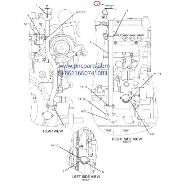 E345D Oil Cap 163-9361 Oil Filter Cap 1639361 For CAT Excavator Spare Parts