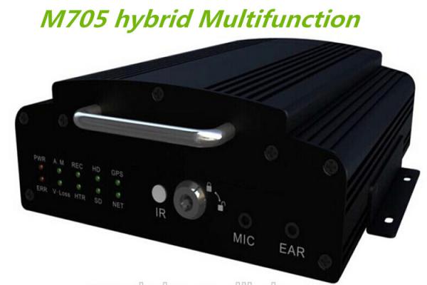 4CH Hard Disk SD card car digital video recorder for buses coach truck