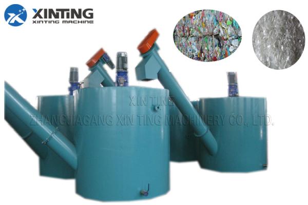 Consumer PET Bottle Recycling Machine , Plastic Recycling Equipment Crushing Washing Line