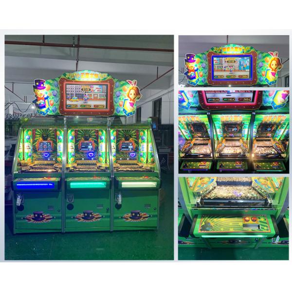 300KG Load Capacity Coin Pusher Machine Arcade For 3 Players Within Shop