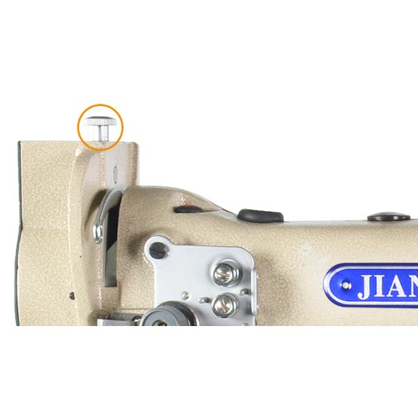 28mm Large Bobbin 220V Genuine Leather Double Needle Sewing Machine