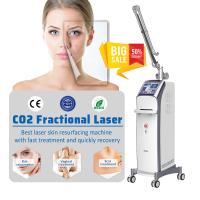 Tratamento fracionário da acne da máquina do laser do CO2 do tela táctil refrigerar de ar