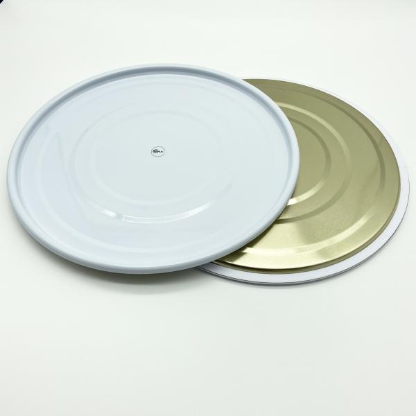 Tin Plate Material Drum Lid , Tin Covers Well Painted Non Refillable With Sealing Ring