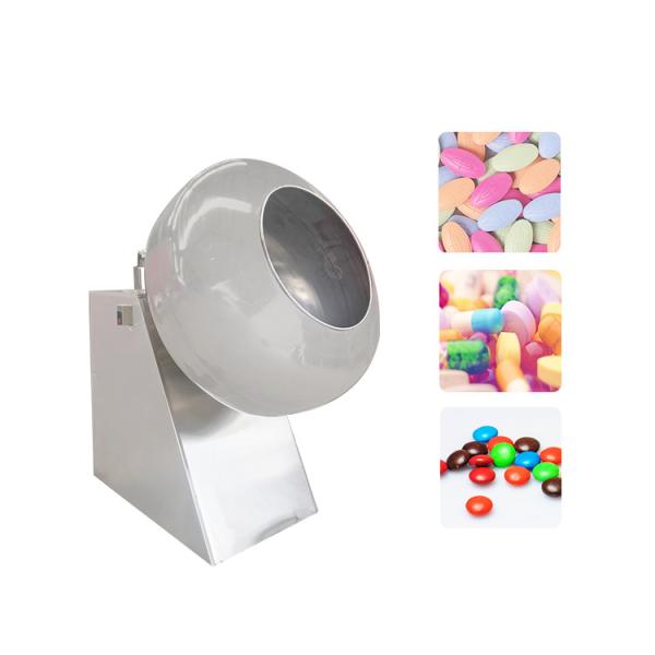 High quality thermal spray coat machine/stainless steel sugar chocolate candy nuts pill automatic coating pan machine