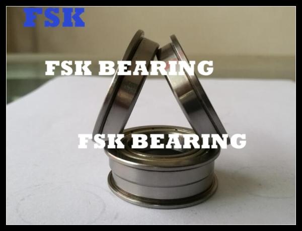 F603ZZ F6901ZZ Flange Miniature Ball Bearing Chrome Steel / Stainless Steel / Carbon Steel