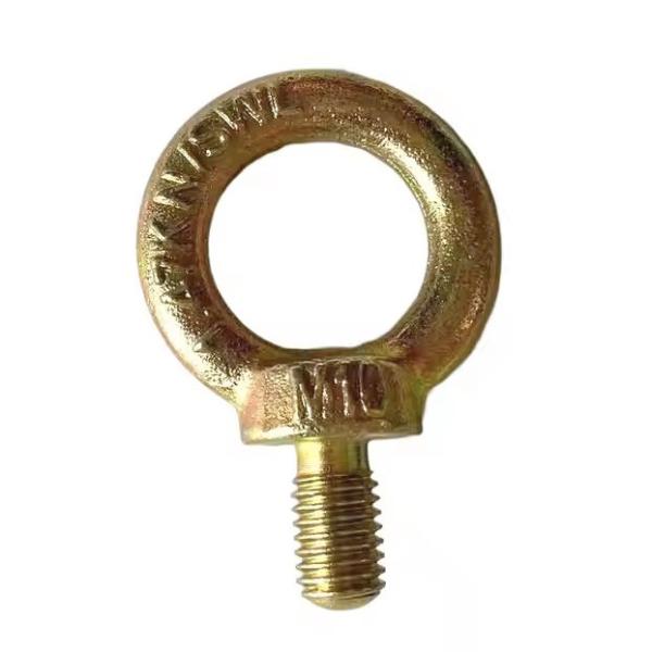 Drop Forged Lifting Eye Bolt with ZINC Finish Top Seller in Rigging Hardware