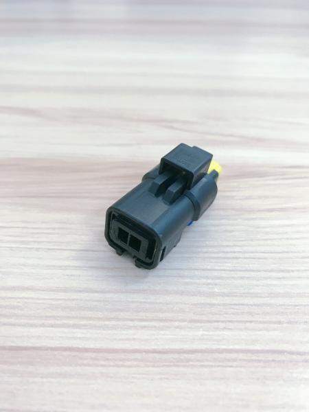 Black Waterproof Auto Wire Connectors / Waterproof Electrical Connectors 2 Wire