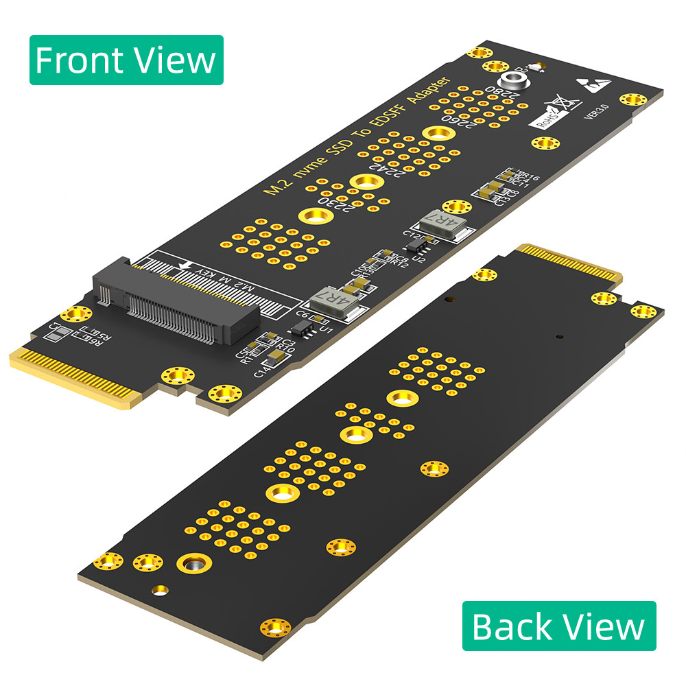 Линейка 1U GEN-Z EDSFF E1.S Интерфейс с NGFF M.2 Ключ-M M2 NVMe SSD конвертер адаптерная карта