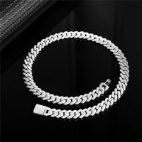 16 pulgadas de joyería 18K Miami 925 Sterling Silver Moissanite Tennis Chain de Hip Hop