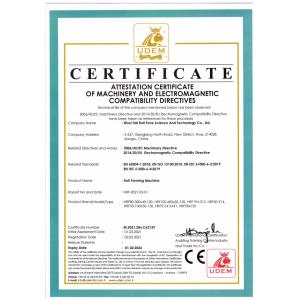 WUXI HAI ROLL FONE SCIENCE&TECHNOLOGY CO.,LTD. Certifications
