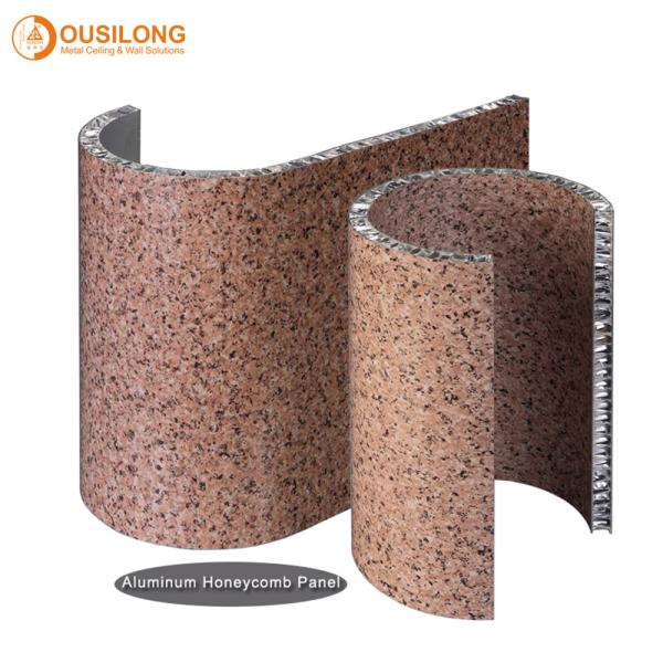 Aluminium Honeycomb Panel , Decorative Building Exterior Wall Tile Tegular