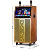 Guangzhou  Speaker 10 inch Professional Outdoor Karaoke System Audio DVD Trolley Battery Speaker with UHF wireless mics